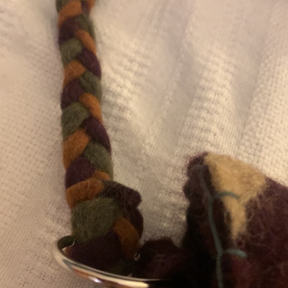 NEW Anthropologie Rising Tide handmade wool purse - Picture 4 of 16